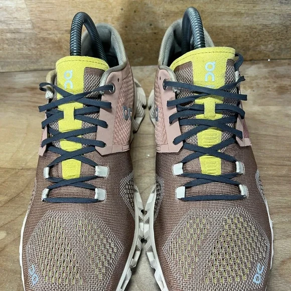 On Cloud X REFLECTIVE Womens Size 8.5 Running Shoes Sneakers Mocha Brown Sand - Picture 3 of 12